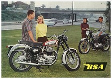 BSA Poster A10 Road Rocket