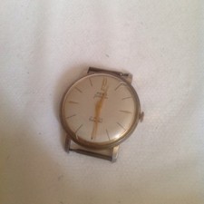 GENTS "FERO FELDMANN ULTRA FLAT" GOLD PLATED WRISTWATCH IN GWO KEEPING GOOD TIME