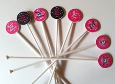 Pack of 5 Personalised Hen / Birthday / Any occasion Cocktail drink stirrers