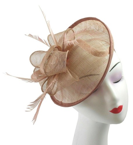 Women flower feather hat - women's,