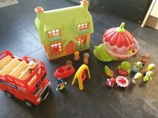 ELC Cottage, Fairy House,Bus And Figures Bundle 