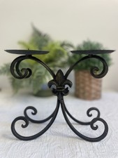 Black Cast Iron Fleur De Lis