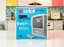 LG KE-14P21S 14” HDMI CRT TV VHS VCR Combo Brand New Premium Bundle 