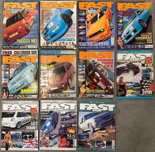 Vintage fast car magazine - vintage, 1999