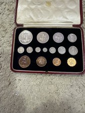 1937 SPECIMEN 15 COIN SET WITH