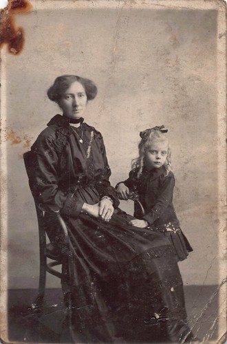 Victorian woman and child - victorian,