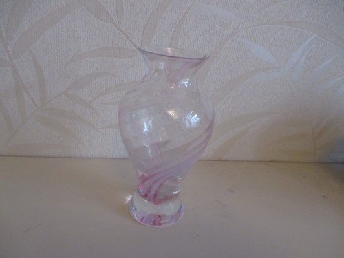 Caithness glass vase - vase,