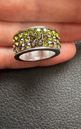 Genuine swarovski ring size m - ring,,