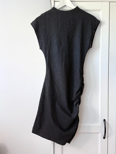 Grey textured asymmetric - textured,