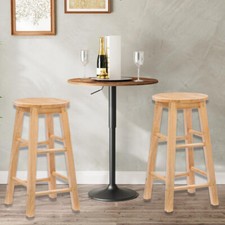 High Wooden Bar Stool Kitchen