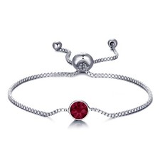 Birthstone Bracelets Created with Crystals from Zircondia® by Philip Jones