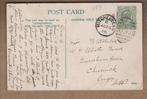 Mitcheldean duplex postmark - mitcheldean,