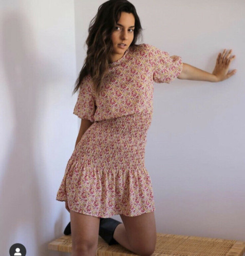 Zara pink orange - zara,