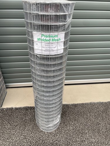 Welded wire mesh roll - mesh, 15m