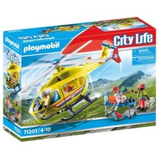 Playmobil City Life Medical Helicopter Set 71203 Brand New Sealed