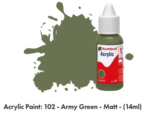 Humbrol acrylic paint 14ml - humbrol,