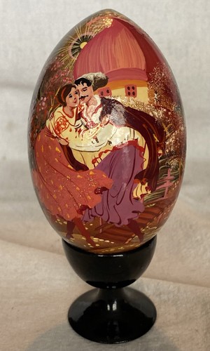Vintage hand painted - painted, eastern