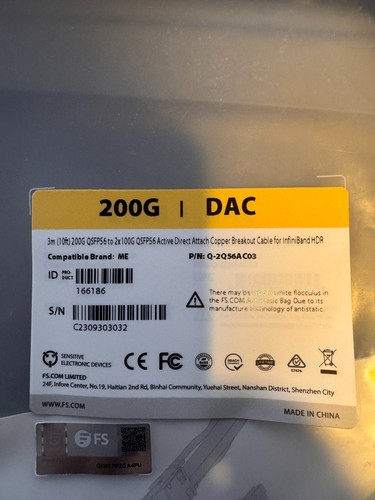 New 200g qsfp56 - fs,