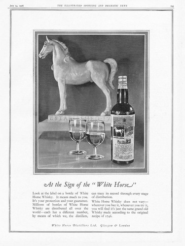 White horse scotch whisky - white,