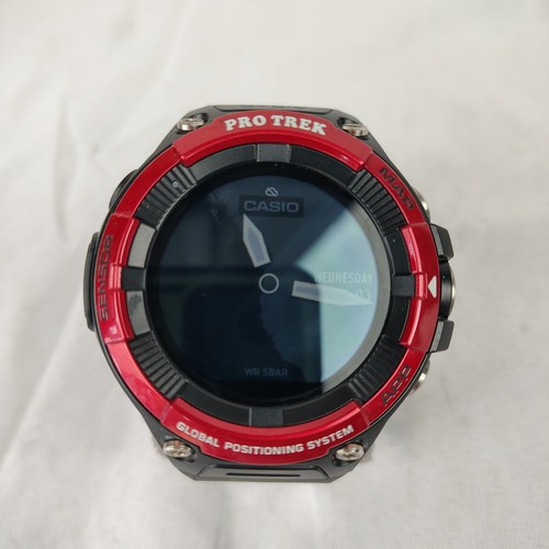 Casio red pro trek smart - red,