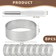 Stainless Steel 8 Piece Mousse