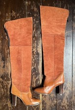 VTG 70s Tan LEATHER Chestnut