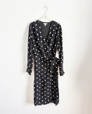 BNWOT H M Black White Polka