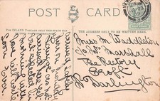 FAMILY HISTORY - POSTCARD - WADDLETON - CROFT THE RECTORY NR DARLINGTON c1909