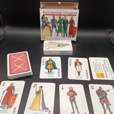 The Famous Royal Heritage of England - Double pack of Playing Cards Kings/Queens