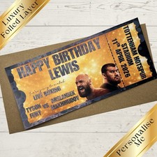 Boxing - Mock Event Ticket