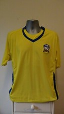 Thailand Yellow Football Shirt Jersey Large