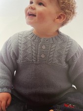 Baby Knitting Pattern Guernsey
