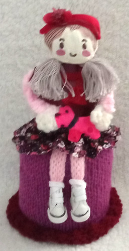 Knitted toilet roll - roll, cute
