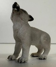 Schleich Brown Wolf Dog Puppy Pup Wild Life Safari Animal Figure