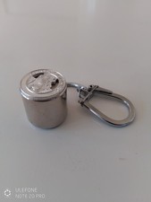 Saint Christopher Sixpence Metal Coin Holder Keyring