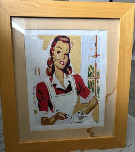 Framed tapestry picture - tapestry,