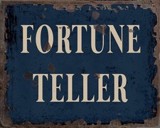 Fortune Teller Metal Sign