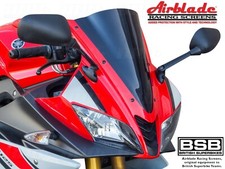 Airblade Double Bubble Race Screen To Fit Yamaha YZF-R 125 2008-2018 Dark Smoke