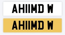 AHMED/MAD Private number plate