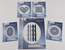 Tattered Lace Bundle of 4 Diddy Doilies & Lace Edge Die Sets - Lot 2315