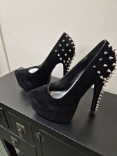 Black Platform Heels Size 5