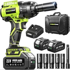1400N.m(1032ft-lbs) Cordless