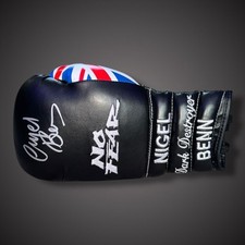 Nigel Benn ‘Dark Destroyer’ Hand Signed Boxing Glove £125 With COA 