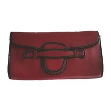 Dark Red Clutch Bag,  Vintage