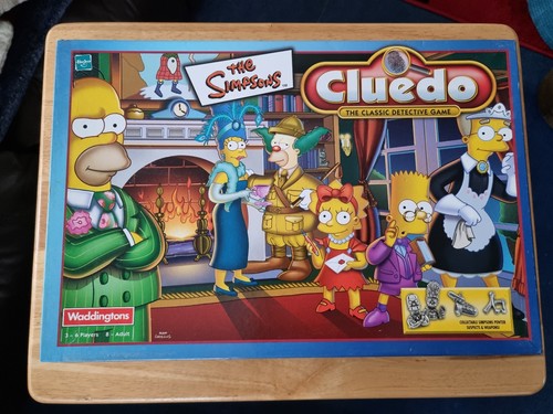 The simpsons cluedo - the, board