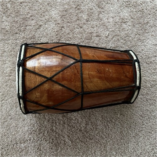 African wooden drum - wooden,