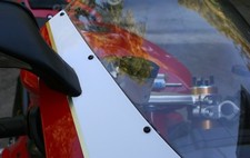 Ducati Wind Screen Shield screws & rubbers kit, 848 1098 1198 BLACK