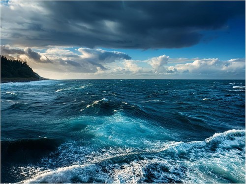 Tile mural seascape - tile, ocean