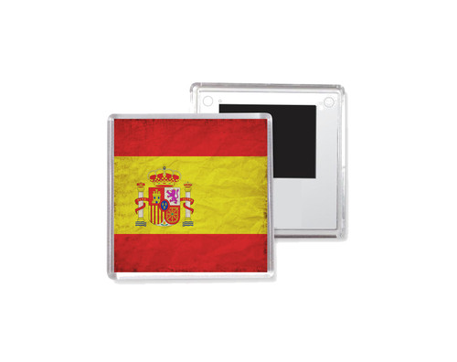 Spanish flag fridge magnet - fridge,