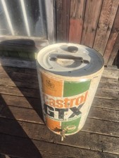 Rare Castrol Gtx Oil Can 5 Gallon